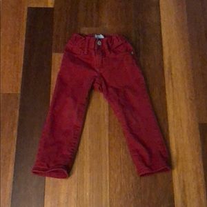 Red jeans